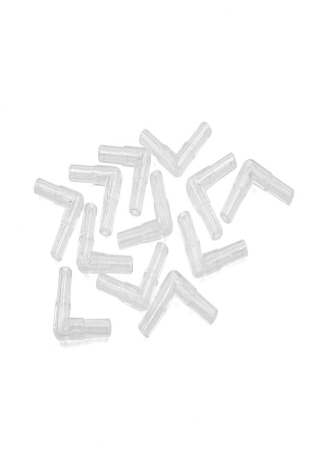 REPAIROCK 12pcs L Shape Airline Tubing Connector Aquarium Fish Tank Air Pump Accessories Auto Replacement Parts - Image 1